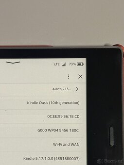 Čtečka knih Amazon Kindle Oasis 10th. gen 32 GB WiFi + obal - 3