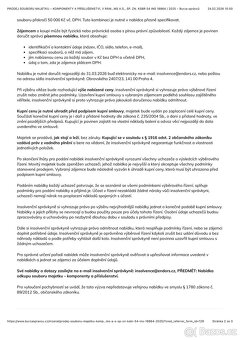 PRODEJ SOUBORU MAJETKU – KOMPONENTY A PŘÍSLUŠENSTVÍ - 3