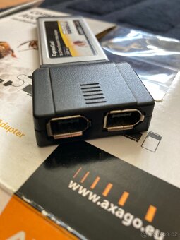 AXAGO - ECF-X1 ExpressCard/34 adapter 2x 1394a - 3