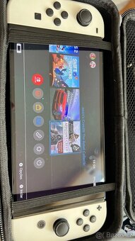 Prodám Nintendo Switch OLED + 3hry - 3