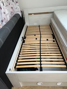 Postel 200x180cm vysoká s úložným prostorem - 3