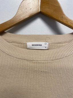 🧥 Svetr Reserved, vel. M, NOVÝ – béžový - 3