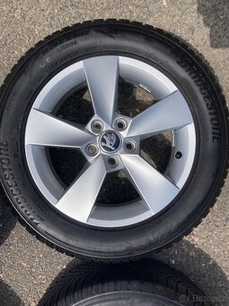 Škoda Fabia 4,5x100 R15,zimni 185/65 15-Pěkné - 3