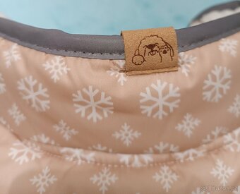 Zánovní TIAKI psí obleček pejsek pes kabát Cozy Snowflak - 3
