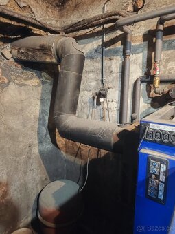 Automatický kotel na uhlí Galmet 40kw + nerezový komín 12m - 3
