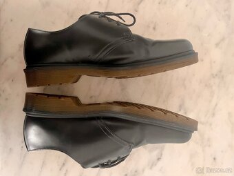 Dr. Martens 1461 PLAIN WELT SMOOTH LEATHER SHOES - BLUE NAVY - 3