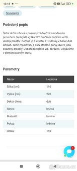 Šatní skříň rohová. Dub/artisan - 3