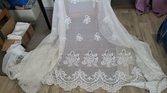 Záclony 444 / 165 cm , 296 x 48 , 296 x 47 cm - 3