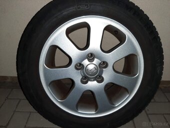 Hliníková kola ROD R16 205/60, 7Jx16H2 + zimní pneu - 3
