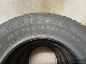 LETNÍ pneu Barum 165/80/r13 4ks - 3