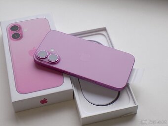 APPLE iPhone 16 128GB Růžový - ZÁRUKA 12 MĚSÍCŮ - JAKO NOVÝ - 3