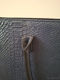 Tmavěmodrá shopperka kabelka do ruky Orsay - 3