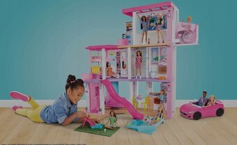 Barbie dům snů, karavan, panenky s doplňky - 3