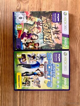 🎮 Sada Xbox 360 S + Kinect + ovladač + 2 hry - 3