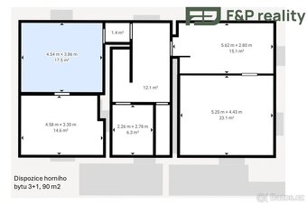 Prodej bytu 3+1, 90m2, Čimelice - 3
