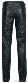 Dámské kožené kalhoty gipsy-L/XL - 3