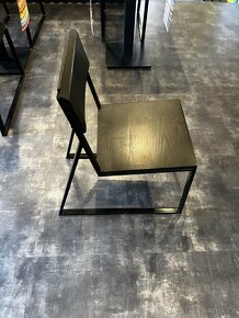 Židle 22ks, kov, dřevo - 3