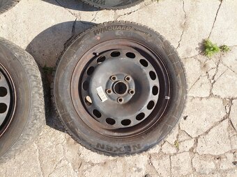 16'' disky 5x112 se zímními pneu 205/55 nexen 8,5 a 7,8 mm - 3