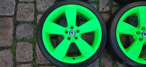 17" lité disky Škoda 195/40/17 5x100, 7x17",ET41 -zašlu 275. - 3