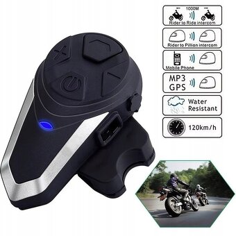 Handsfree na motorku s funkci interkom BT-S3, komunikace mez - 3