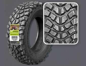 Pneu 6,50-R16C GAZ 69, ARO M461, 240 - 3