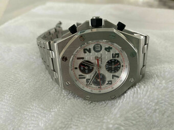 Audemars Piguet Royal Oak Offshore Chronograph Stříbrná pand - 3