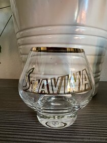 Sada skleniček na likér, retro vintage Staviva - 3