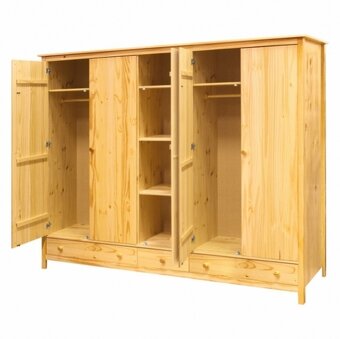 Dřevěná skříň 5dveřová TORINO - 3