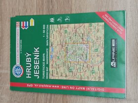 3x Turistické a lyžařské mapy JESENÍKY - 3