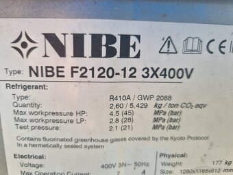 Tepelné čerpadlo NIBE F2120-12, třífázové - 3
