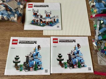 Prodám Lego Minecraft v TOP stavu kompletní 2 x 21243, 21186 - 3