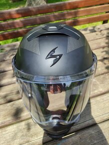 SCORPION přilba ADX-2 Carrera matt black/silver - 3