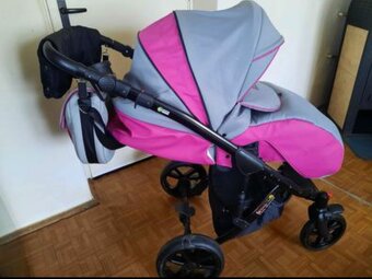 Kočárek 3v1 + isofix základna + skejt - 3