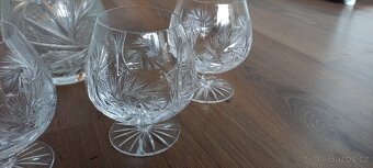 Broušené sklo karafa set sada - 3