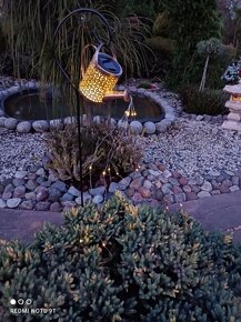 LED solární lampa v designu konve se světelným senzorem - 3