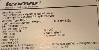 PC All in one Lenovo - 3