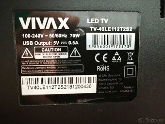 Televize Vivax 40" 40LE112T2S2 - 3