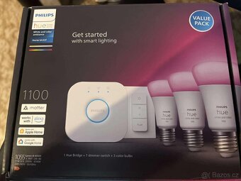 Základní sada Philips Hue WHITE AND COLOR AMBIANCE 3xE27/11W - 3