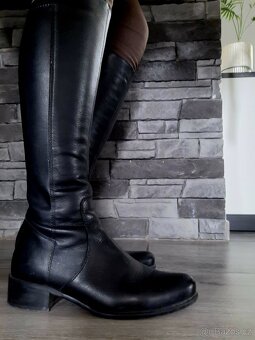 Dámske vysoké kozačky,velikost 36. - 3