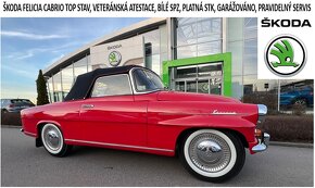 Škoda Felicia Cabrio 1960, TOP, Veteránská atest., bílé SPZ - 3