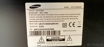 Televize LCD Samsung 94cm + set top box Emos 190. - 3