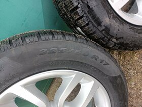 BMW X3 X4 f25 f26 originál ALU kola 225/60/17 - 3