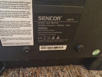 Tv sencor má v sobě DVB-T - 3