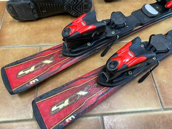 dětské lyže Elan 90cm a lyžáky Head 21cm velikost 33 - 3