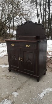 Starožitná komoda s nástavcem - 3