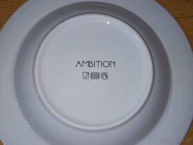 Kvalitní porcelánové hluboké talíře Ambition Garden 4ks - 3