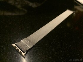 NOVÝ FIXED nerezový řemínek Apple Watch 42/44/45mm stříbrný - 3