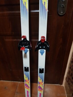 Prodám nové běžky KAZAMA 150cm dlouhé. - 3