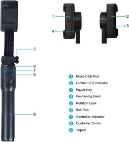 Novy stativ / tripod s dálkovým ovládáním - 3