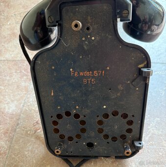 Nástěnný telefon Siemens typ W38 (r.v. 1938) - 3